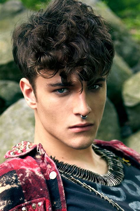 curly hair fringe men|aesthetic curly hairstyles men.